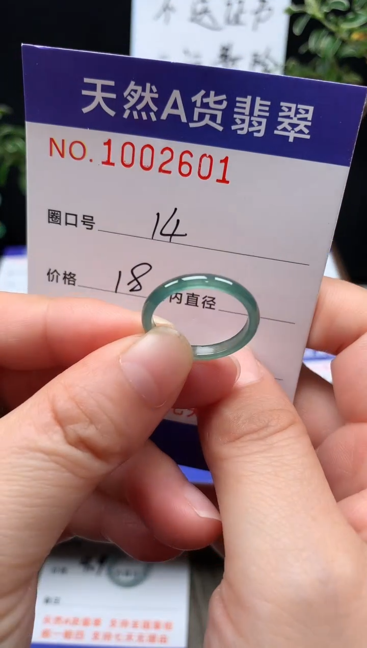 未镶嵌戒指翡翠14#