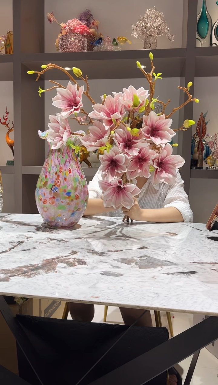 仿真玉兰花5支 现货