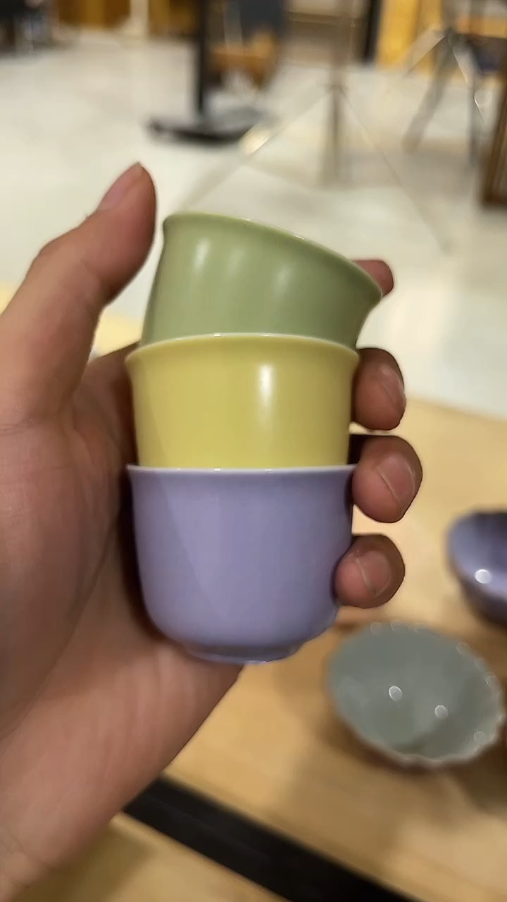 马卡龙撞色杯子3个，冲单福利