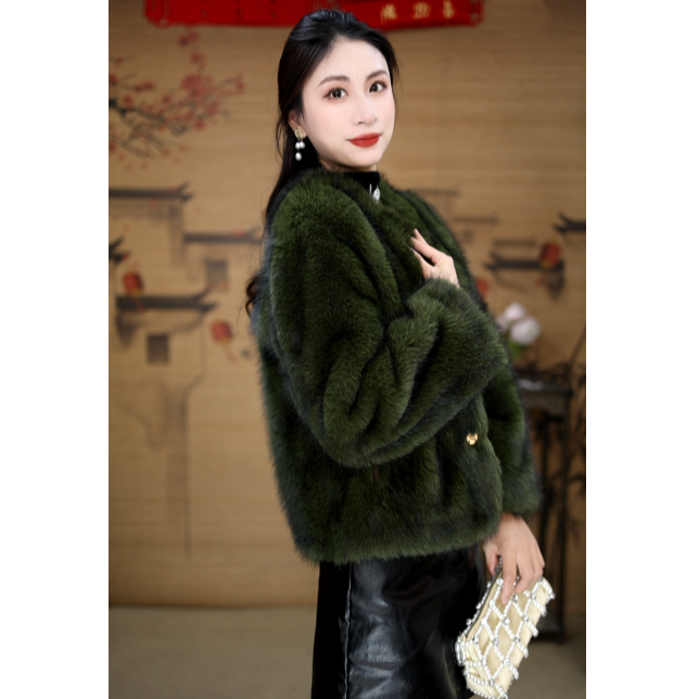 【思思家】 双面穿外套2025年新款高端大气保暖外套轻奢时尚短款