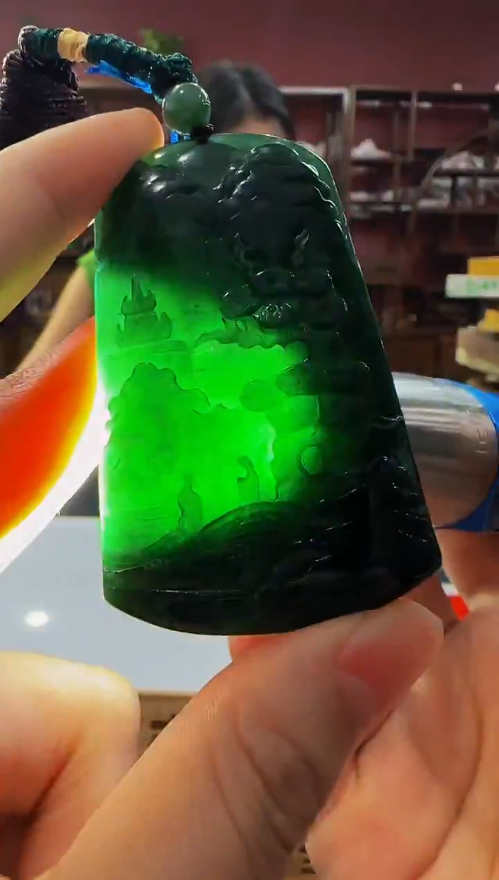 定制翡翠未镶嵌WB40950翡翠（多样性发其一）