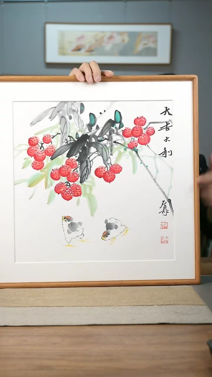 【闪购商品】书法协会会员老师带框作品-手书/绘同款作品