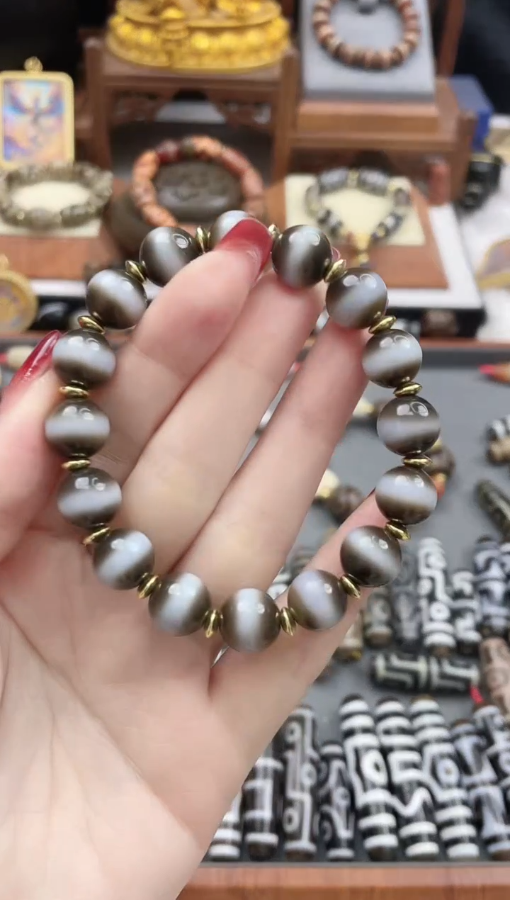 【闪购商品】玛瑙/玉髓手串未镶嵌药师手串