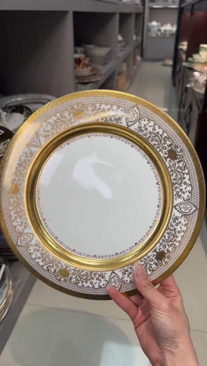 【闪购商品】瓷片10.5英寸平盘福利款 微瑕 3个