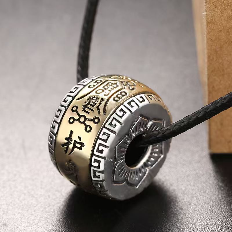 铜吊坠 【藏族-大师】六字护身符吊坠