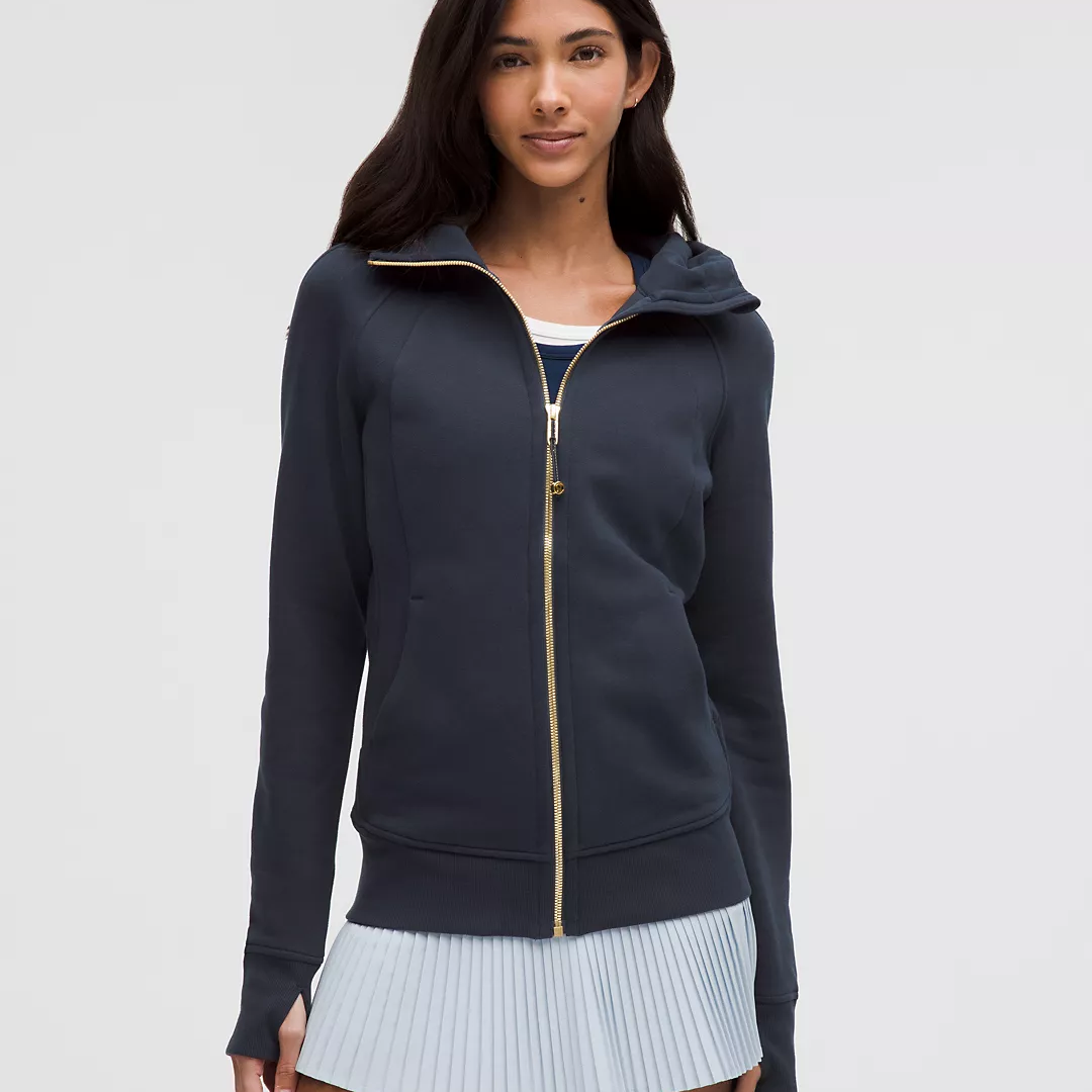 lululemon/露露乐蒙Lululemon露露乐蒙Scuba女士全拉链帽衫卫衣