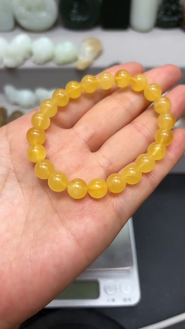 【闪购商品】蜜蜡裸石未镶嵌手串