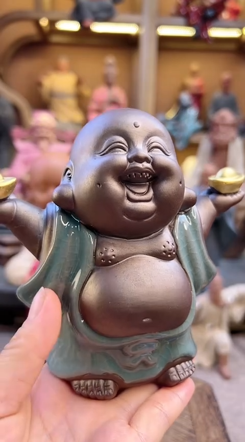 紫砂茶宠器闵茶宠摆件