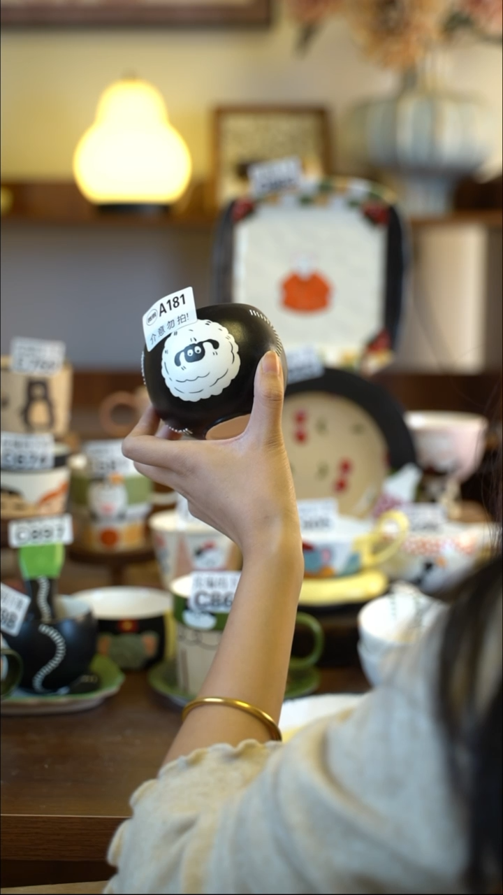 摆件陶A181 阿满屋手工手作陶瓷 