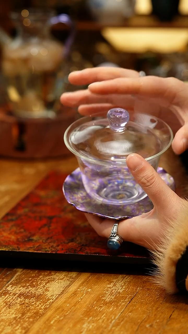 【闪购商品】禾器/曜辰盖碗/太空紫