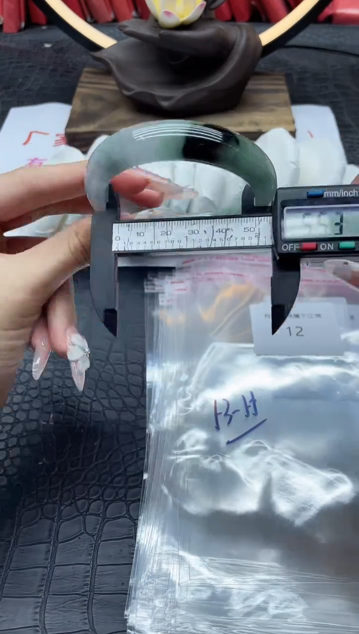 翡翠手镯未镶嵌所见即所得12