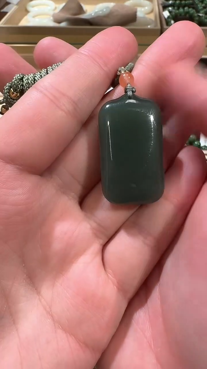 【闪购商品】和田玉吊坠未镶嵌1276平安牌