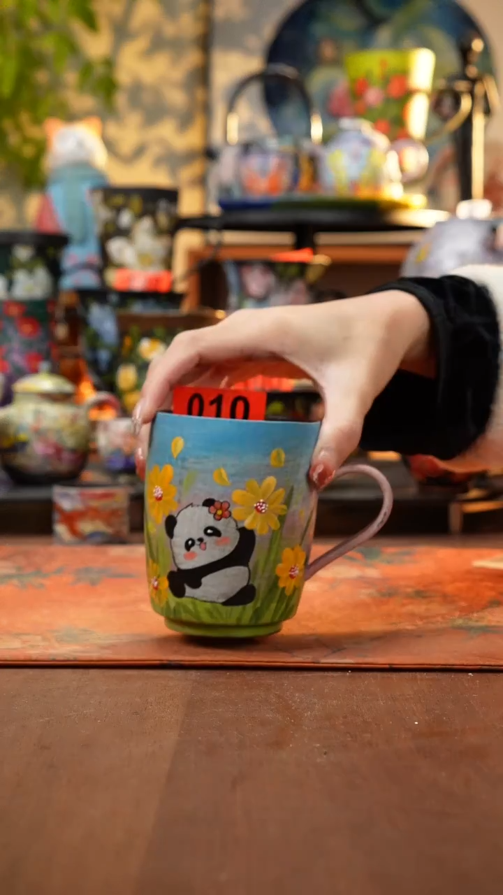 瓷片景德镇手工手绘010