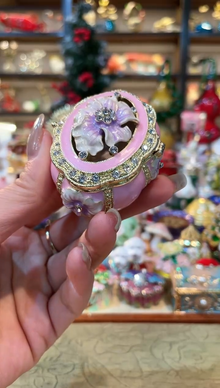 【闪购商品】 珐琅彩精致首饰盒