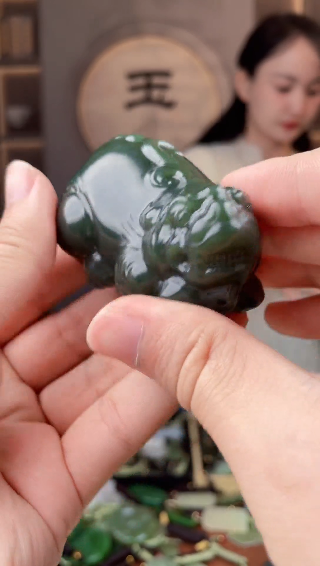 颈饰未镶嵌和田玉拍一发一，多样性发货