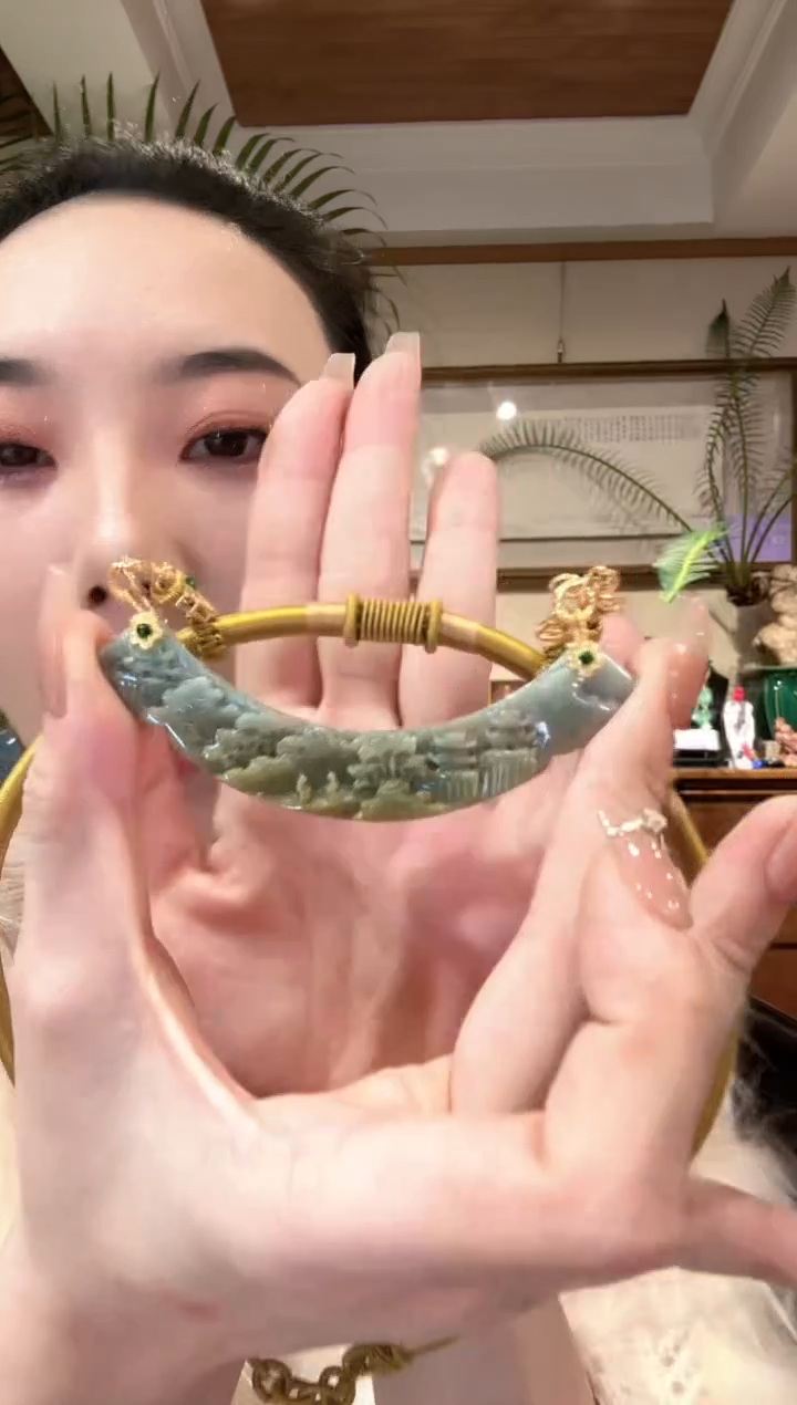 【闪购商品】翡翠颈饰未镶嵌国风