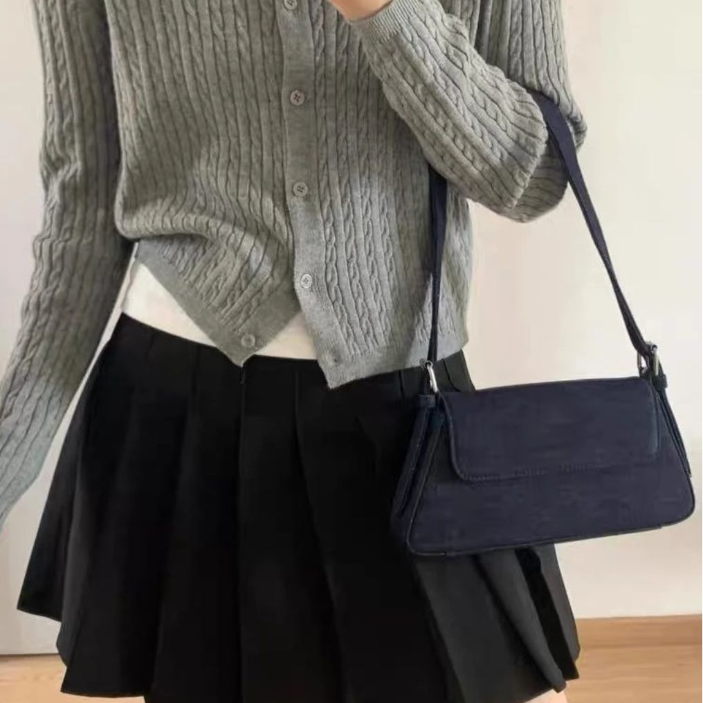 新新定制-个性洋气手提单肩包高级感百搭牛仔包302127