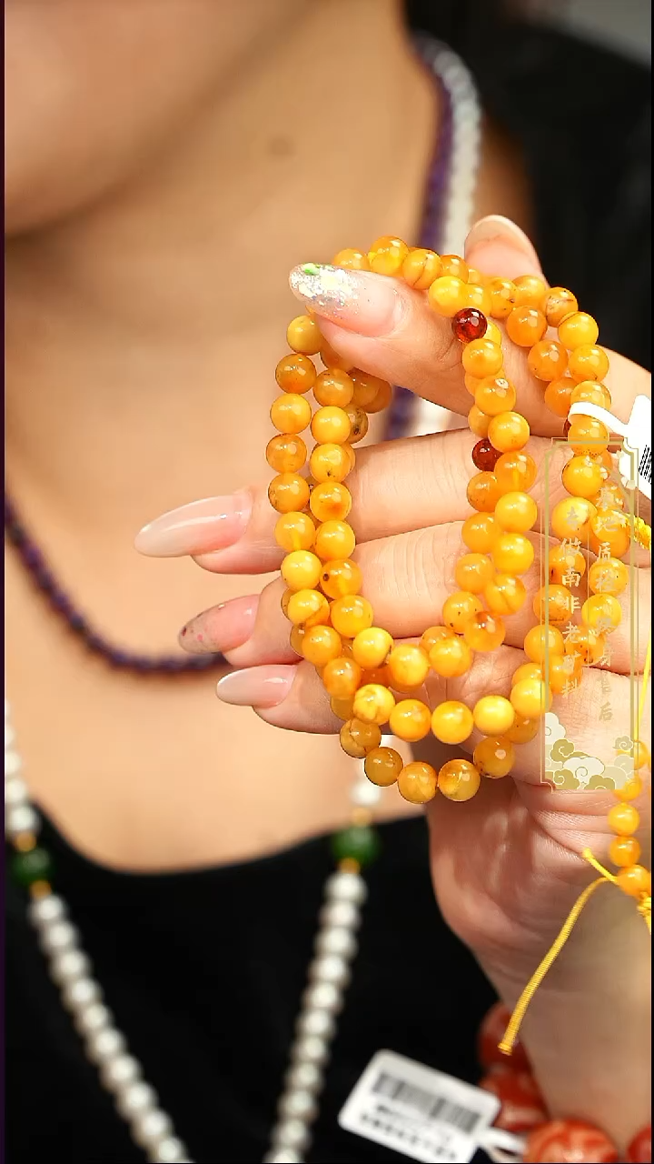 手串蜜蜡未镶嵌K77【多样性发一】