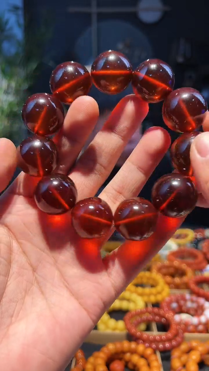 【闪购商品】琥珀手串未镶嵌23+单圈
