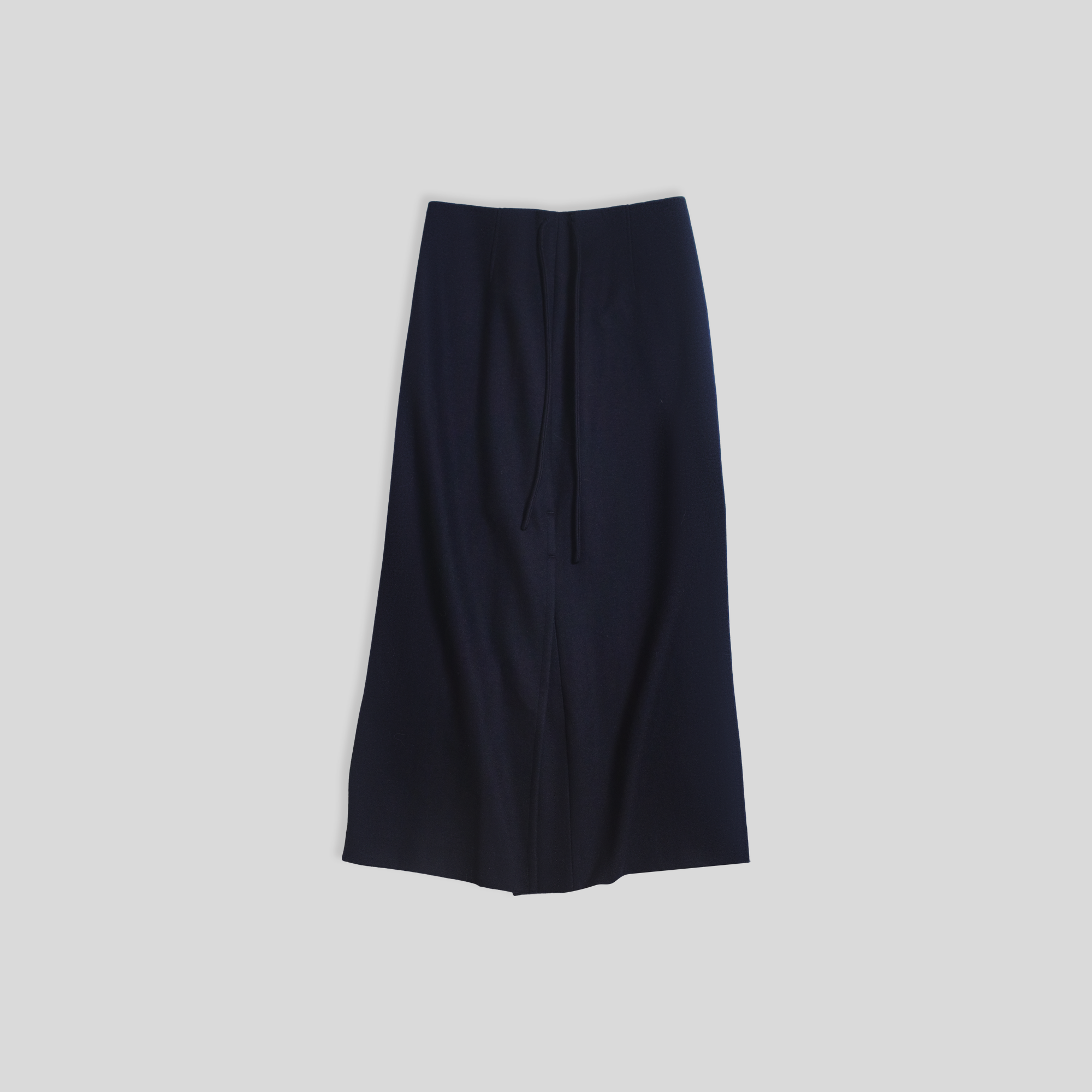 “classic wool half skirt” 羊毛细腻肌理复古通勤直筒半裙86785