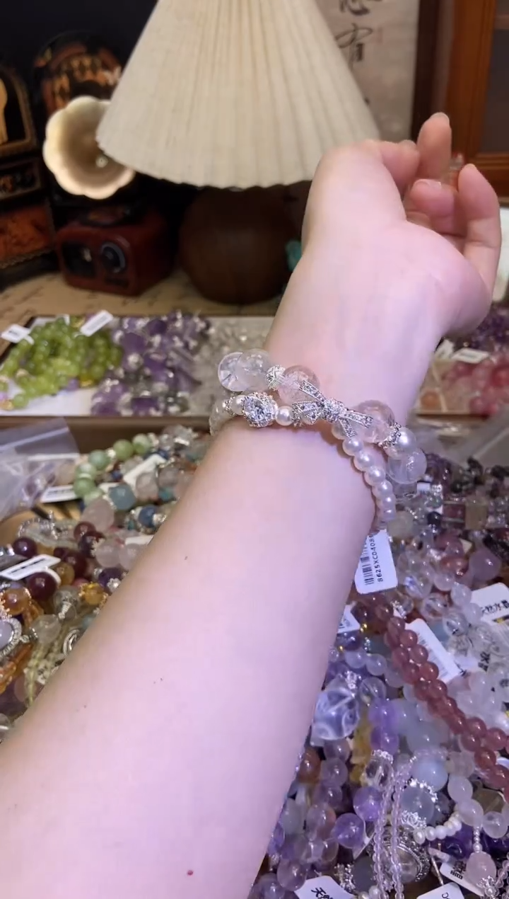 水晶手链未镶嵌132手串