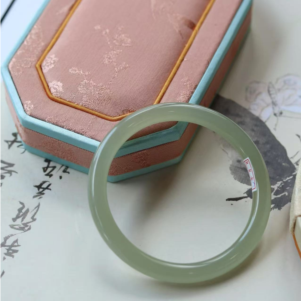 【苏维斯珠宝】晴水 正圈  青海和田玉手镯