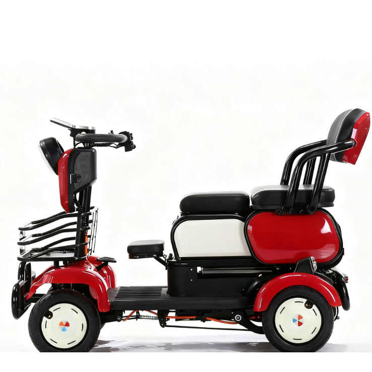 雨棚款电动四轮锂电车男女通用休闲车