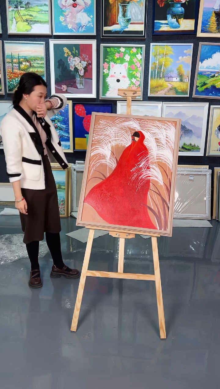 【闪购商品】油画85号 60*80 人-手绘油画