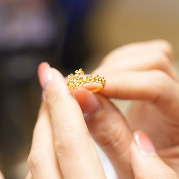 【巧玲专属】足金999八花戒指 经典时尚百搭 活口 2.8