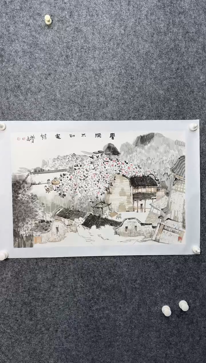国画DH-WSQ老师绘画作品
