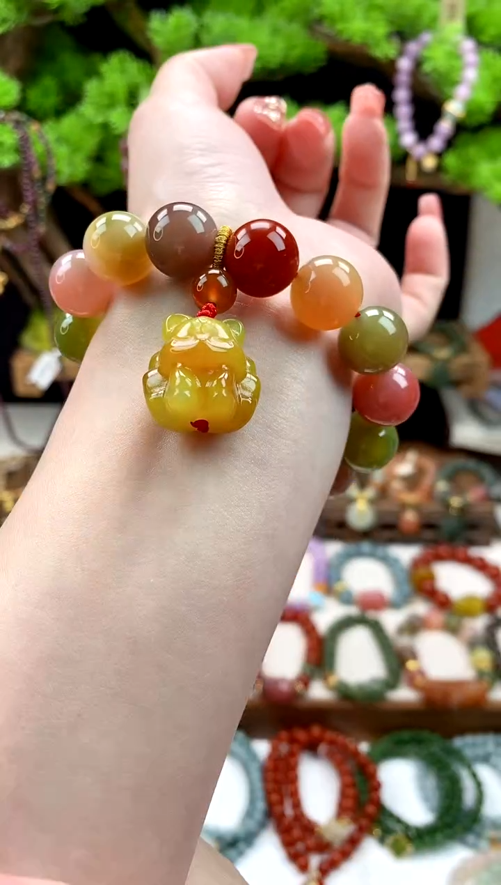 【闪购商品】玛瑙手饰未镶嵌（多样性发1）凤九