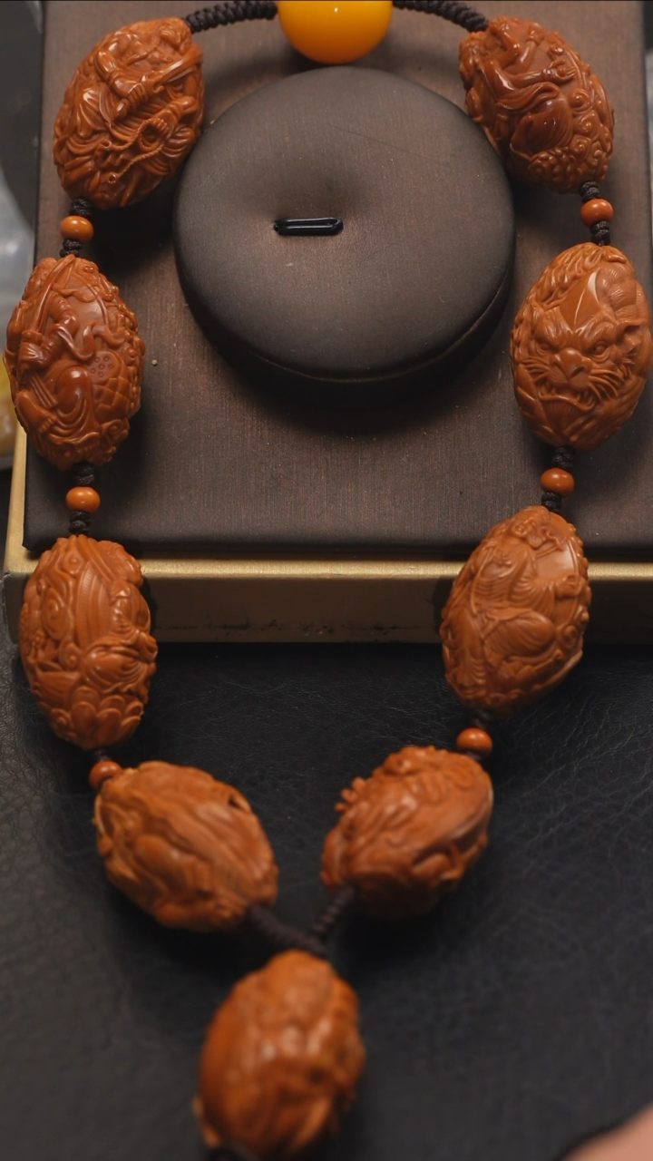 【闪购商品】橄榄核手串/手链 鱼子精品核雕