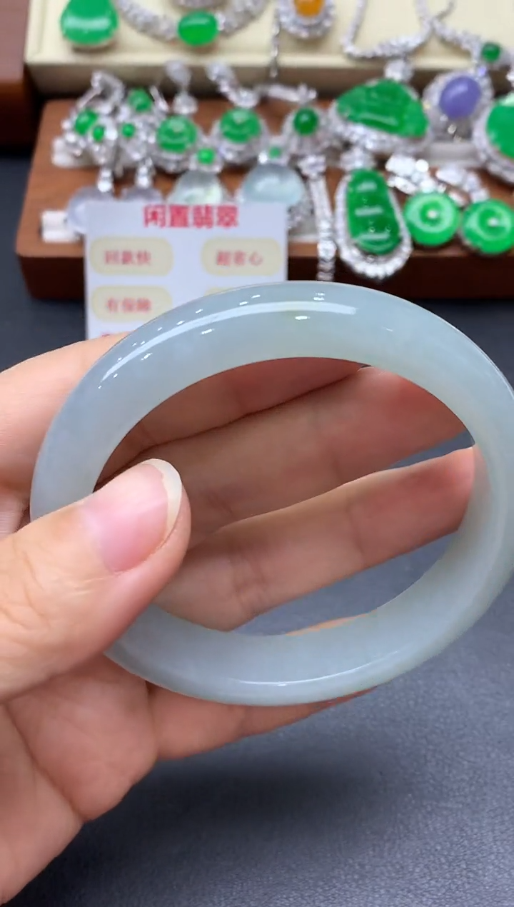 未镶嵌手镯翡翠649-中国好珍宝