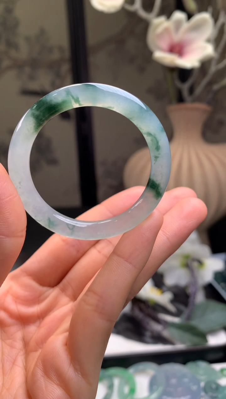 未镶嵌定制翡翠0769129771（41*6*6.4）