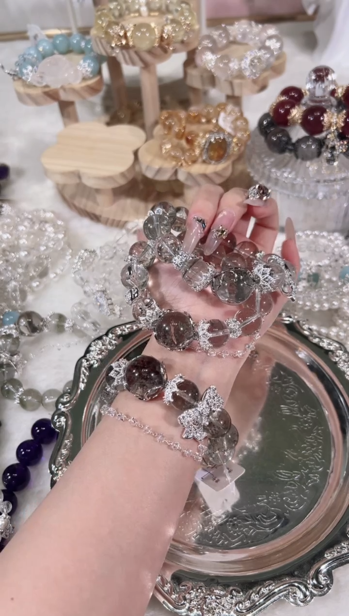【闪购商品】水晶手链未镶嵌天然水晶默认微瑕 多样性发货发其一