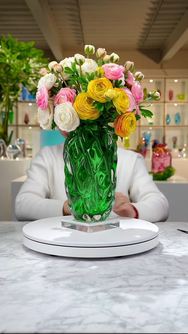 摆件祖母绿设计款花器