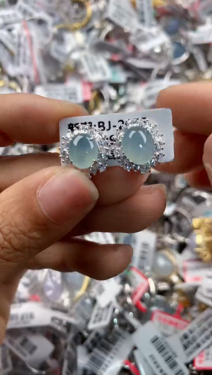 银S925镶嵌戒指翡翠13    1
