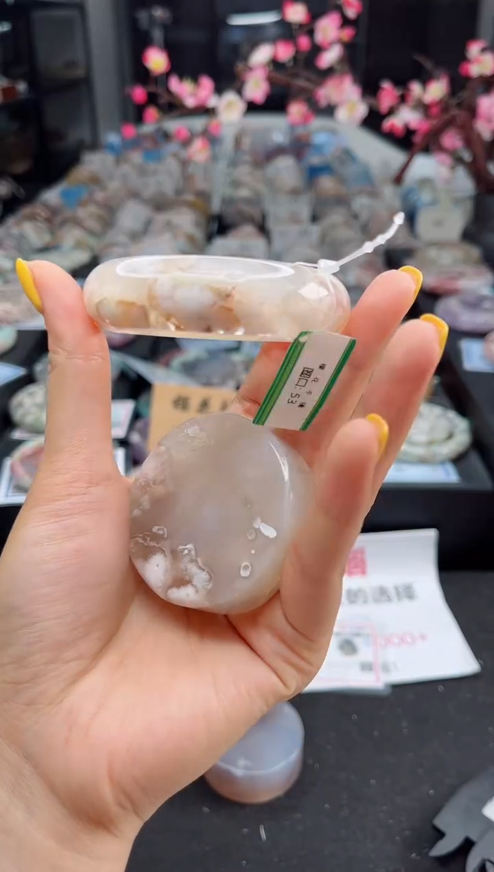 石英质玉未镶嵌手镯516807153圈口（赠送镯心）