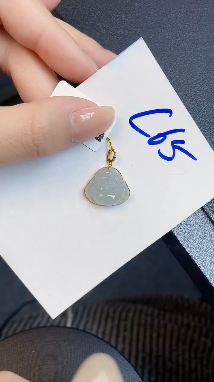 【闪购商品】翡翠颈饰18K金镶嵌00000000