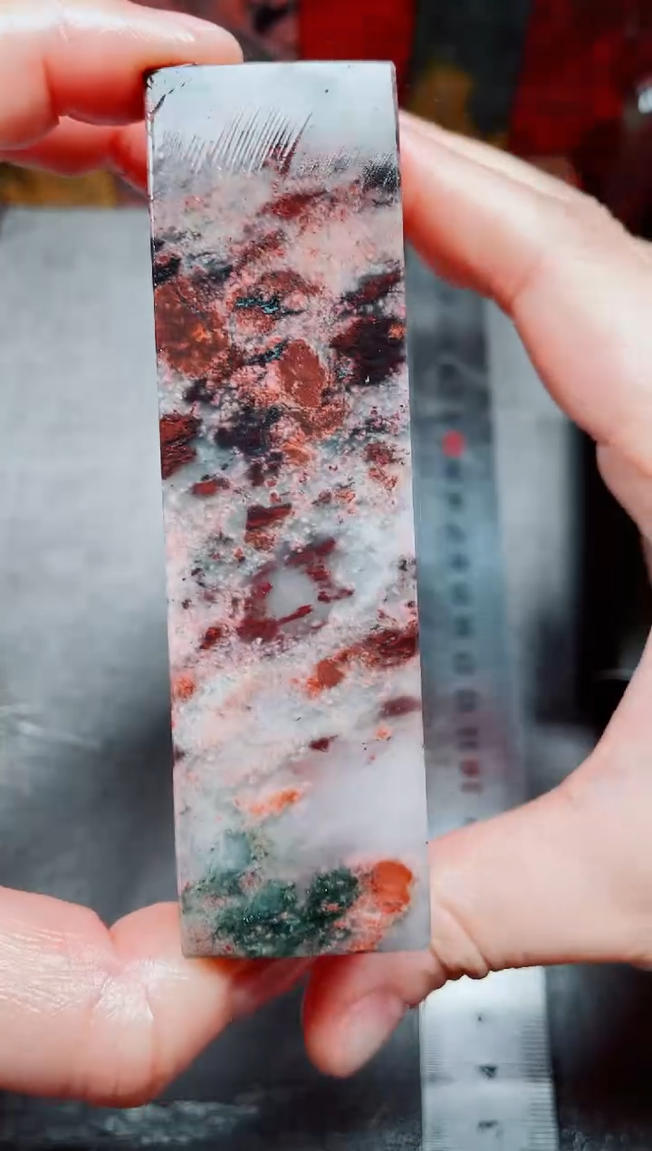 桂林鸡血玉素章3.0左右22