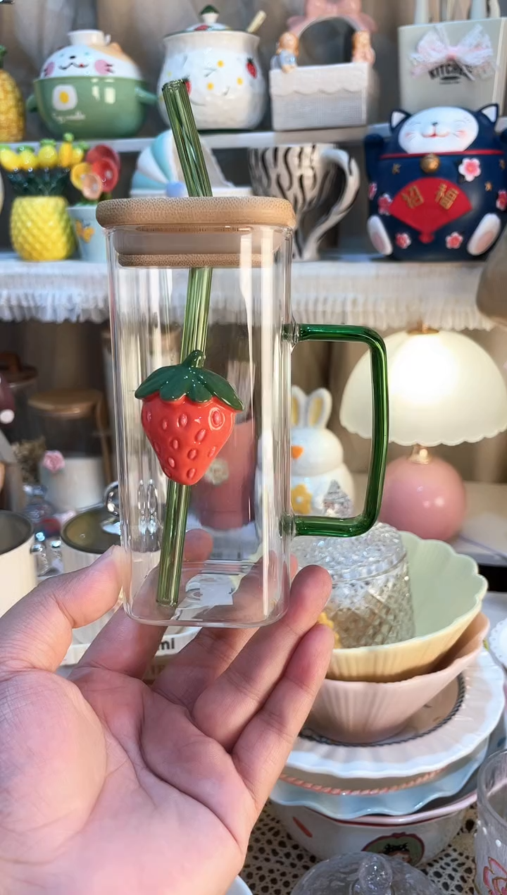 【闪购商品】瓷片吸管杯 质量好发货快放心拍