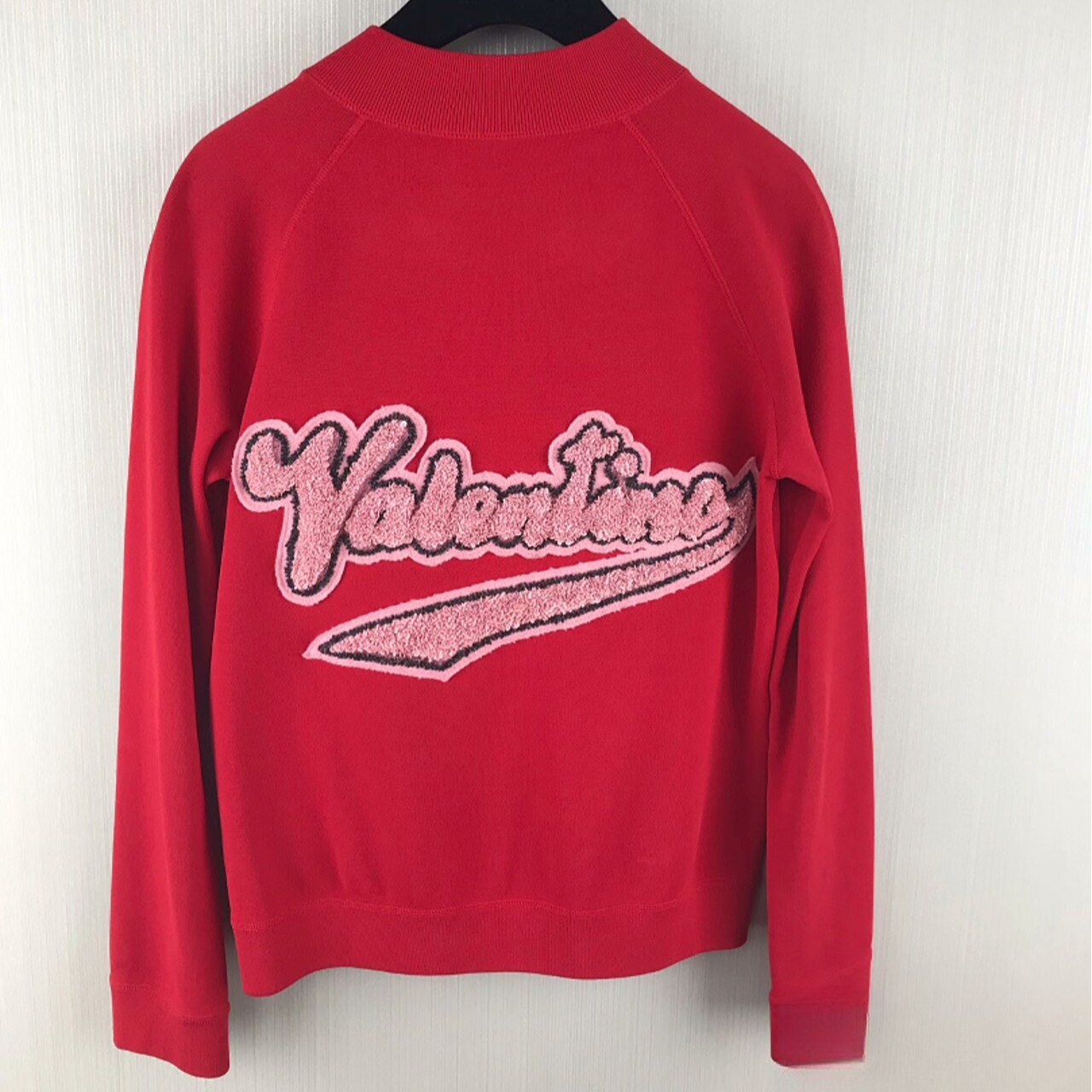 未使用 Valentino/华伦天奴 重工钉珠字母外套 红色/M