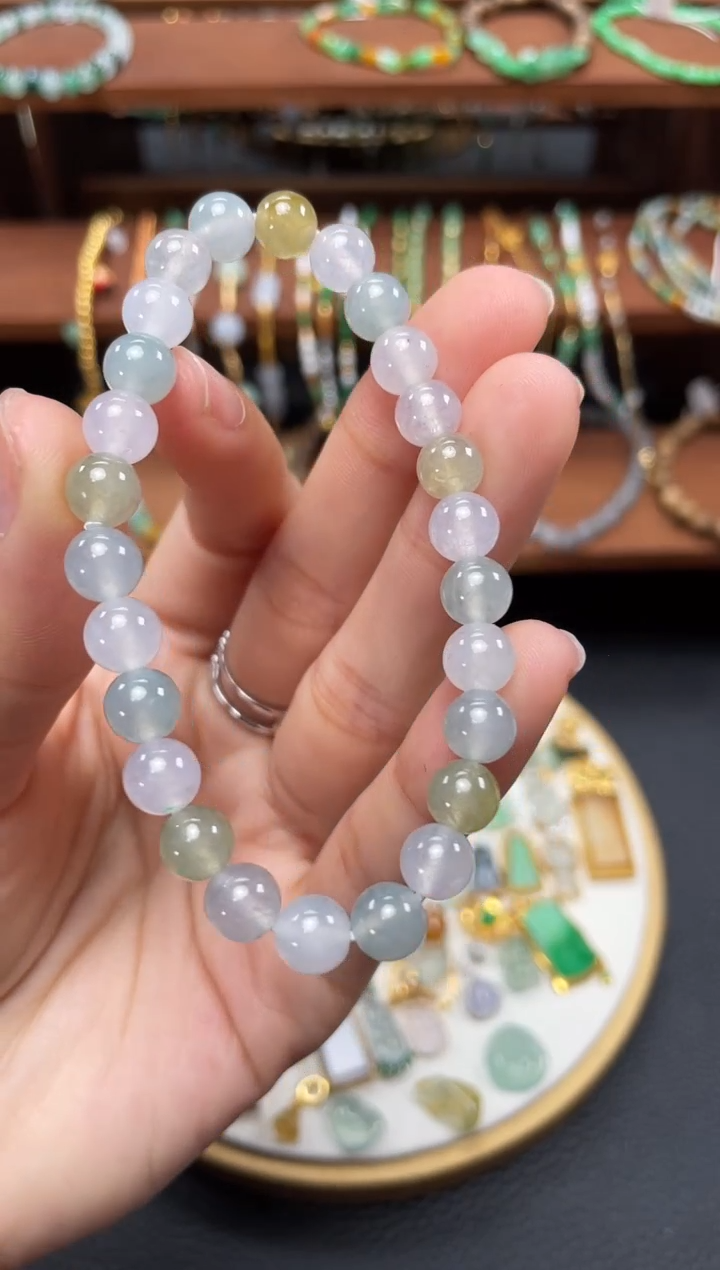 【闪购商品】翡翠套链未镶嵌一个 JK678