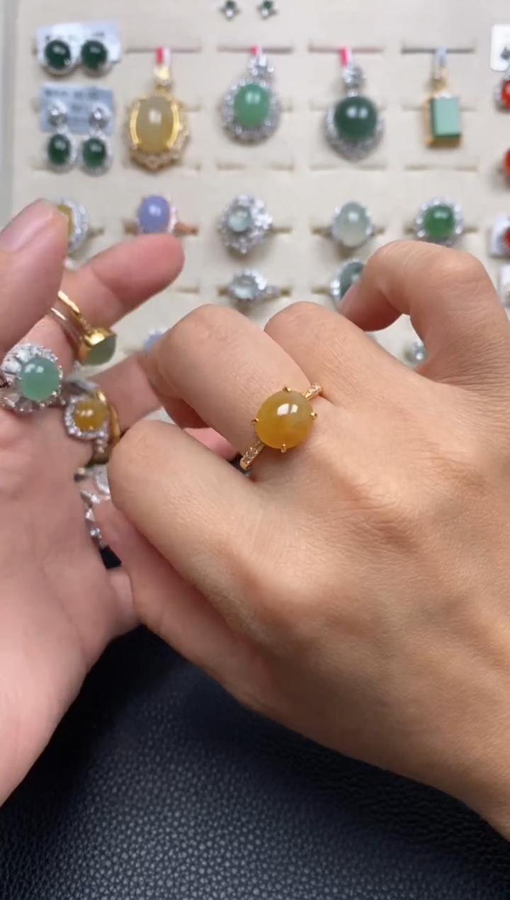 【闪购商品】翡翠戒指银S925镶嵌11111