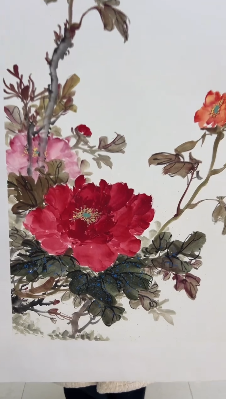 国画刘立荣亲笔绘画手绘作品D4