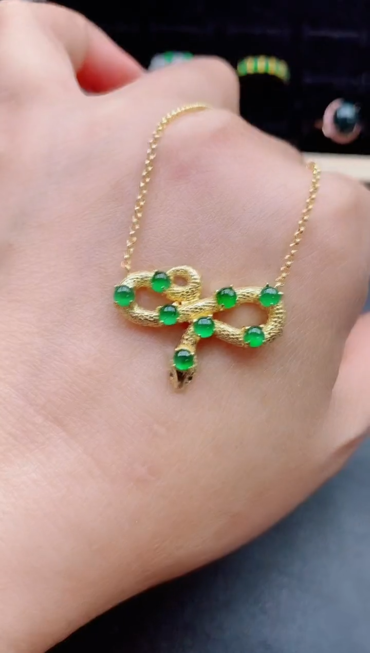 【闪购商品】翡翠吊坠(赠链)银S925镶嵌213213