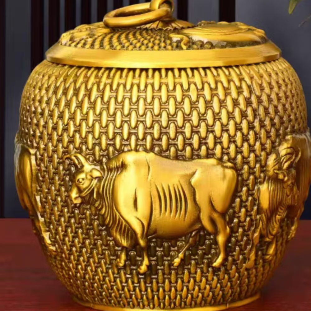 五牛茶叶罐精致高端1111