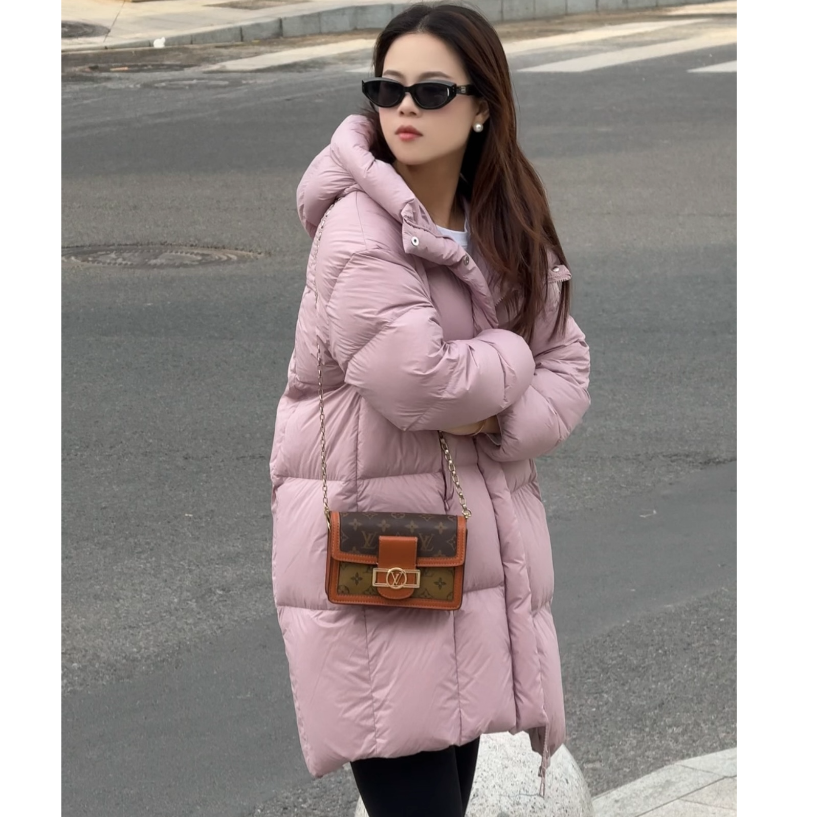 [90白鸭绒]新款爆款2025高端泡芙90白鸭绒运动户外羽绒服冬季外套