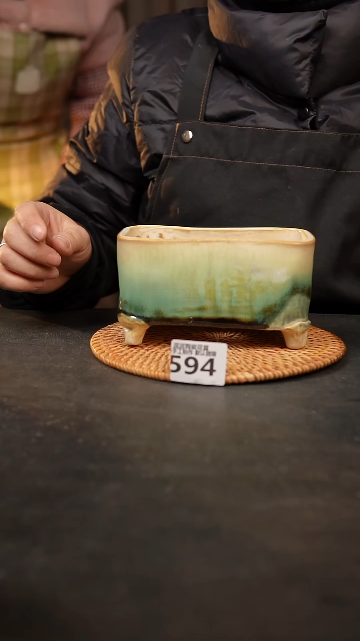 【闪购商品】瓷片594森系大长方13*6.5高8