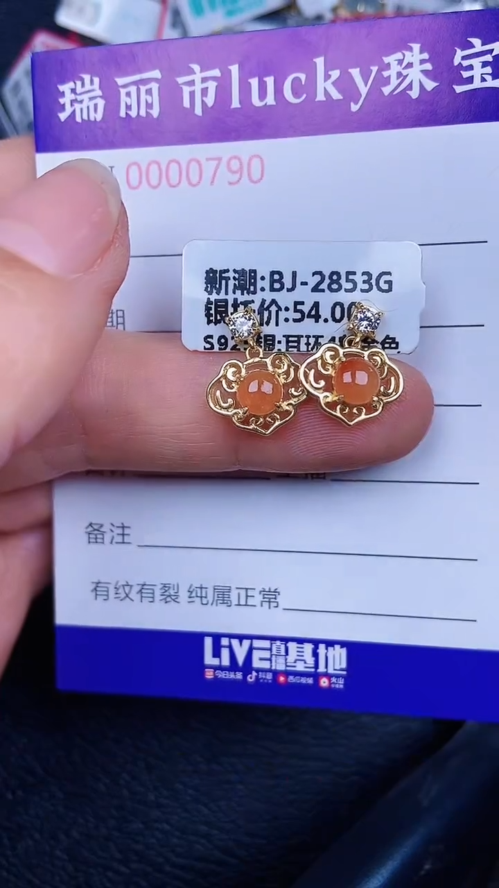 颈饰银S925镶嵌翡翠790